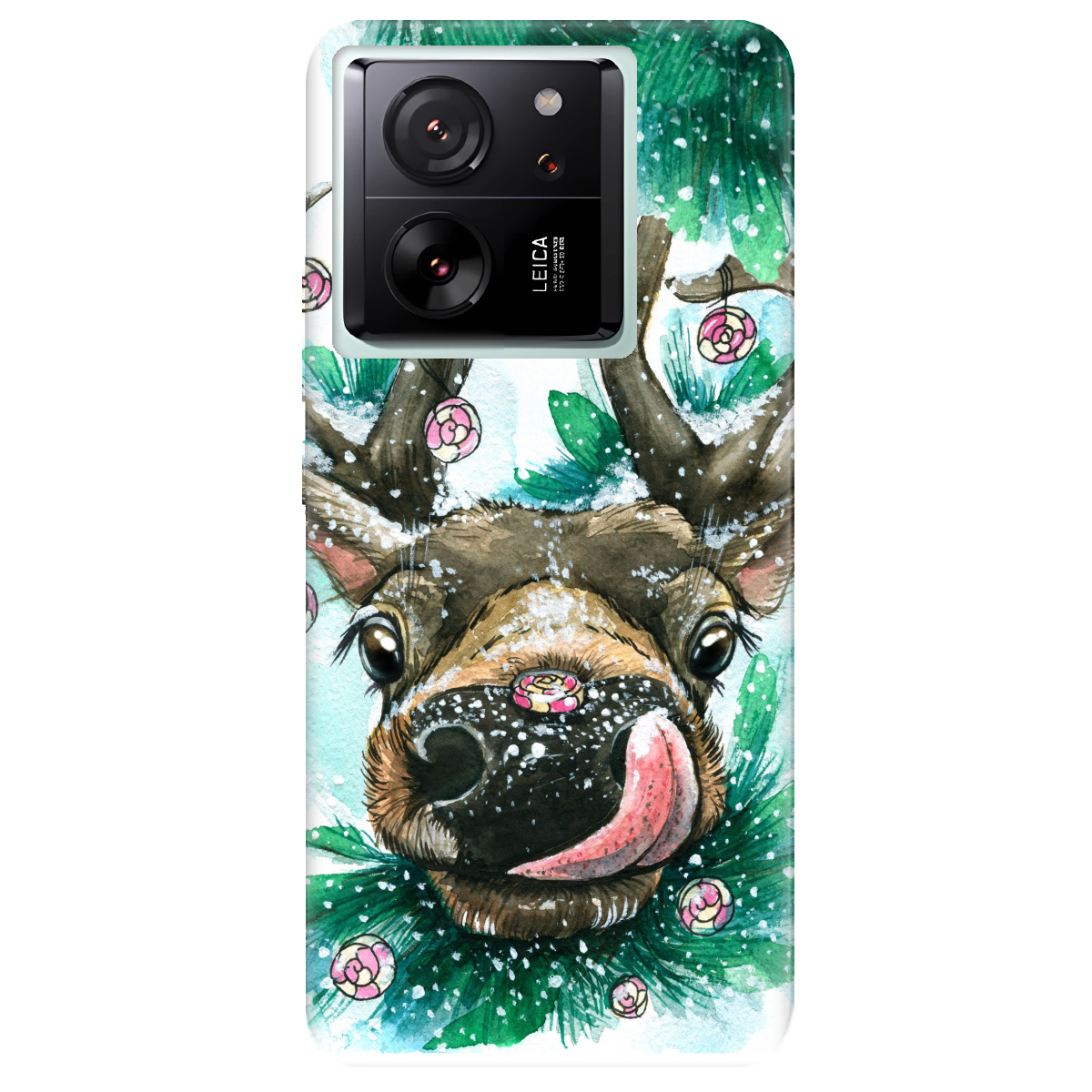 Чохол для Xiaomi 13T Pro Сute deer - фото 1 Чохол для Xiaomi 13T Pro Сute deer - фото 1 - Чохли для телефонів